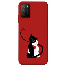TPU чохол Demsky Влюбленные коты для Xiaomi Poco M3