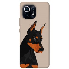 TPU чехол Demsky Doberman для Xiaomi Mi 11