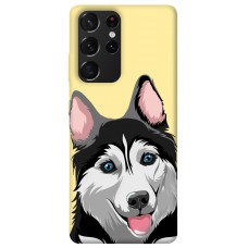 TPU чохол Demsky Husky dog для Samsung Galaxy S21 Ultra