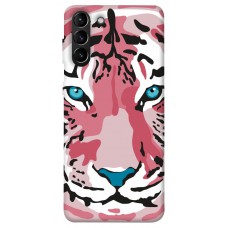 TPU чехол Demsky Pink tiger для Samsung Galaxy S21+