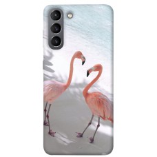 TPU чохол Demsky Flamingos для Samsung Galaxy S21