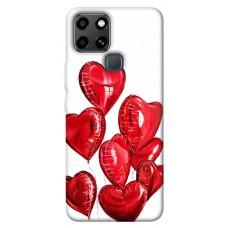 TPU чехол Demsky Heart balloons для Infinix Smart 6