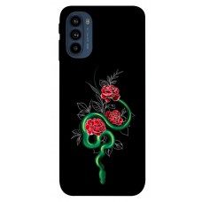 TPU чохол Demsky Snake in flowers для Motorola Moto G41