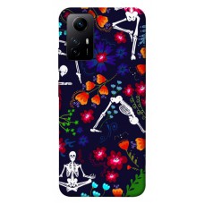 TPU чохол Demsky Yoga skeletons для Xiaomi Redmi Note 12S