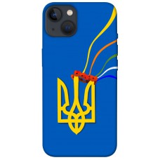TPU чохол Demsky Квітучий герб для Apple iPhone 13 (6.1")
