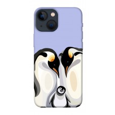 TPU чохол Demsky Penguin family для Apple iPhone 13 mini (5.4")