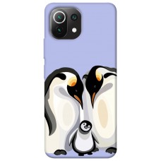 TPU чохол Demsky Penguin family для Xiaomi Mi 11 Lite