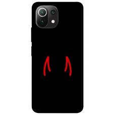 TPU чохол Demsky Red horns для Xiaomi Mi 11 Lite
