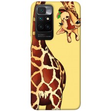 TPU чохол Demsky Cool giraffe для Xiaomi Redmi 10