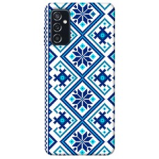 TPU чехол Demsky Синя вишиванка для Samsung Galaxy M52