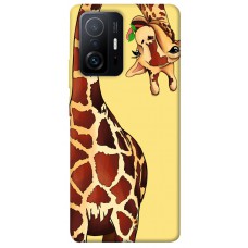 TPU чохол Demsky Cool giraffe для Xiaomi 11T / 11T Pro