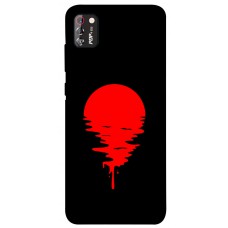 TPU чохол Demsky Red Moon для TECNO POP 4 Pro