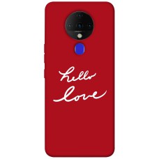 TPU чохол Demsky Hello love для TECNO Spark 6