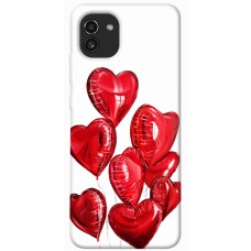 TPU чехол Demsky Heart balloons для Samsung Galaxy A03