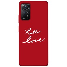 TPU чохол Demsky Hello love для Xiaomi Redmi Note 11 Pro 4G/5G