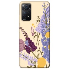 TPU чохол Demsky Flowers art для Xiaomi Redmi Note 11 Pro 4G/5G