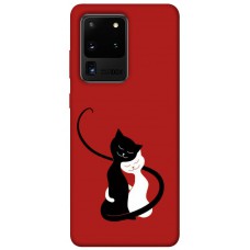 TPU чохол Demsky Влюбленные коты для Samsung Galaxy S20 Ultra