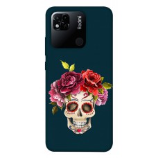 TPU чохол Demsky Flower skull для Xiaomi Redmi 10A