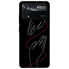 TPU чохол Demsky Плетение рук для Xiaomi Poco X4 Pro 5G