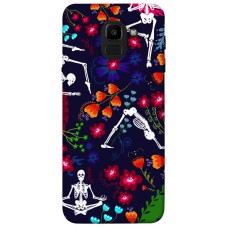 TPU чохол Demsky Yoga skeletons для Samsung J600F Galaxy J6 (2018)