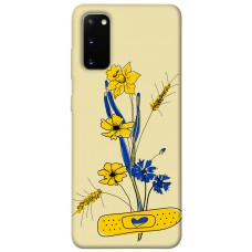 TPU чохол Demsky Українські квіточки для Samsung Galaxy S20