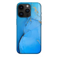 TPU чохол Demsky Синий с золотом для Apple iPhone 14 Pro (6.1")