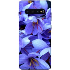 TPU чохол Demsky Фиолетовый сад для Samsung Galaxy S10+