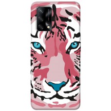 TPU чохол Demsky Pink tiger для Oppo A74 4G