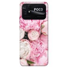 TPU чохол Demsky Пионы для Xiaomi Poco C40