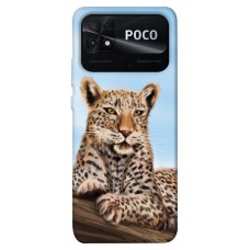 TPU чехол Demsky Proud leopard для Xiaomi Poco C40