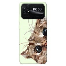 TPU чехол Demsky Cat muzzle для Xiaomi Poco C40