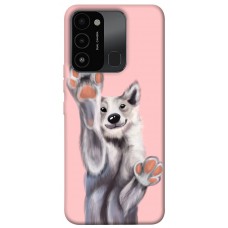 TPU чохол Demsky Cute dog для TECNO Spark 8C