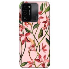 TPU чохол Demsky Floral motifs для TECNO Spark 8C