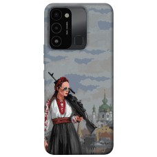 TPU чохол Demsky Faith in Ukraine 6 для TECNO Spark 8C