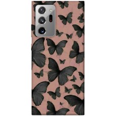 TPU чохол Demsky Порхающие бабочки для Samsung Galaxy Note 20 Ultra