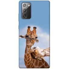 TPU чохол Demsky Милые жирафы для Samsung Galaxy Note 20
