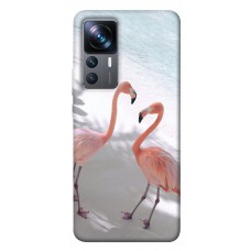 TPU чехол Demsky Flamingos для Xiaomi 12T / 12T Pro