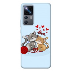 TPU чохол Demsky Два кота Love для Xiaomi 12T / 12T Pro