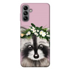TPU чохол Demsky Raccoon in flowers для Samsung Galaxy A04s