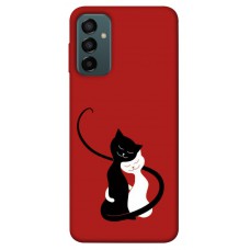 TPU чохол Demsky Влюбленные коты для Samsung Galaxy M13 4G