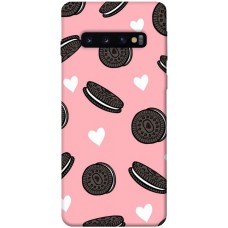TPU чохол Demsky Печенье Opeo pink для Samsung Galaxy S10