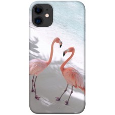 TPU чохол Demsky Flamingos для Apple iPhone 11 (6.1")