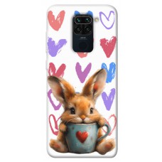 TPU чехол Demsky Animals love 1 для Xiaomi Redmi Note 9 / Redmi 10X