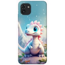 TPU чехол Demsky Білий дракоша для Samsung Galaxy A03