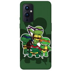 TPU чохол Demsky Green turtles для OnePlus 9