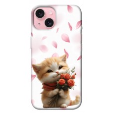 TPU чехол Demsky Animals love 2 для Apple iPhone 15 (6.1")