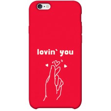 TPU чехол Demsky Loving you для Apple iPhone 6/6s plus (5.5")