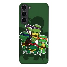 TPU чехол Demsky Green turtles для Samsung Galaxy S23