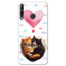 TPU чохол Demsky Animals love 3 для Huawei P40 Lite E / Y7p (2020)