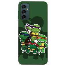 TPU чехол Demsky Green turtles для Samsung Galaxy M34 5G